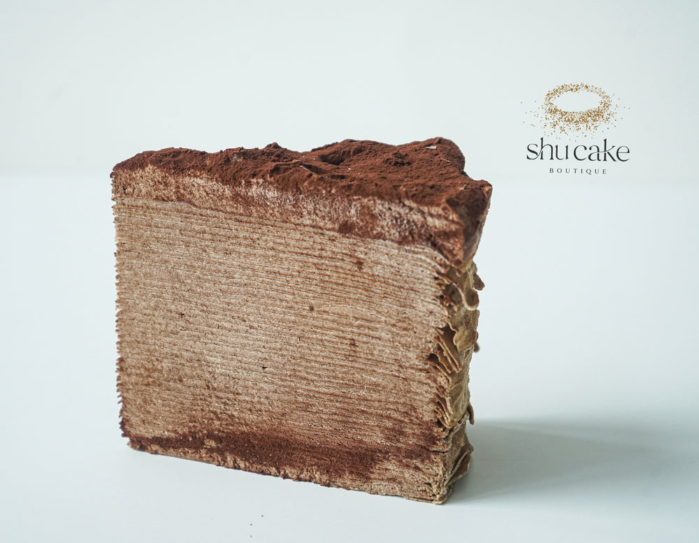 Chocolate Crepe Slice