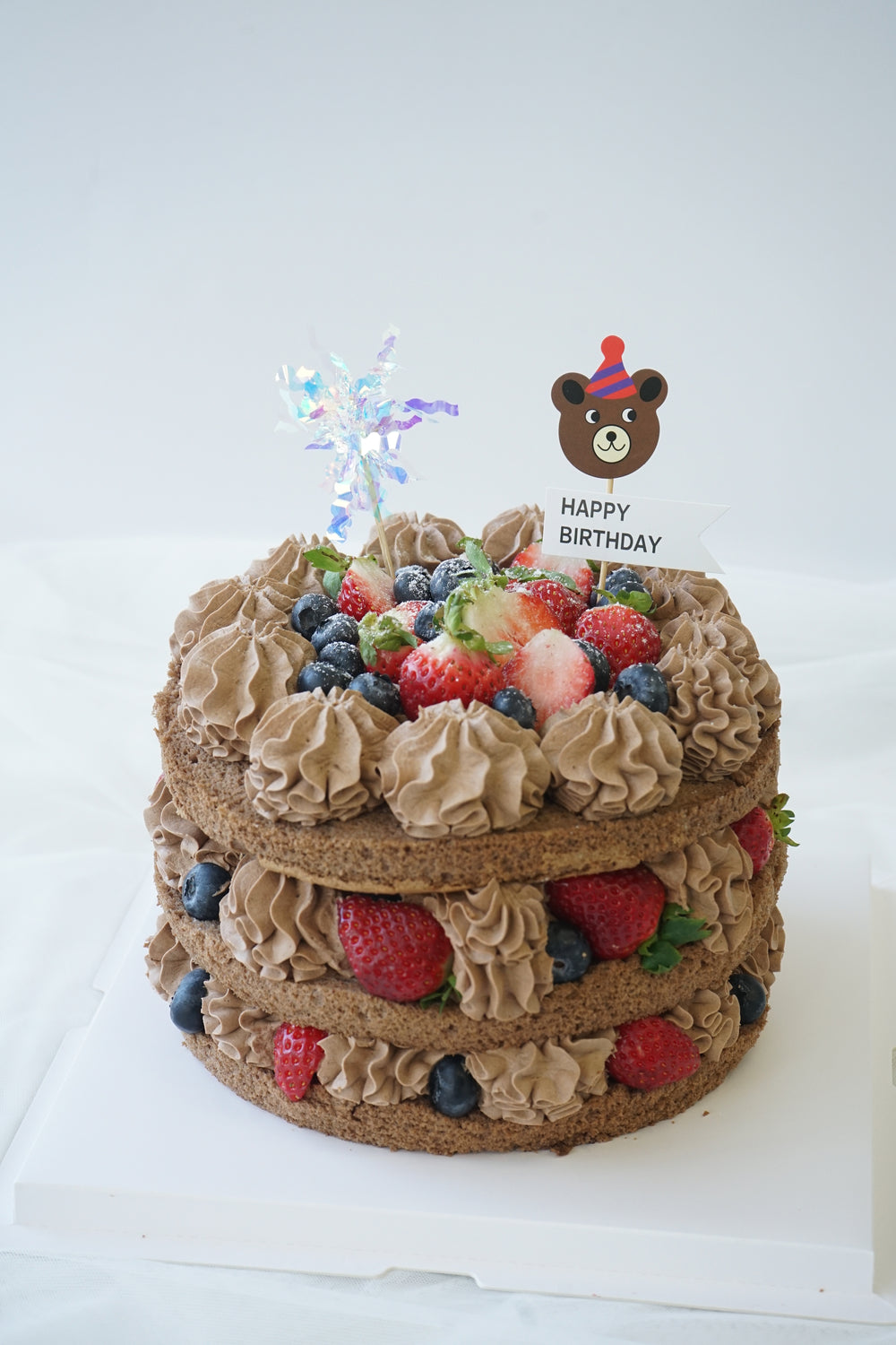 Naked Chocolate cake