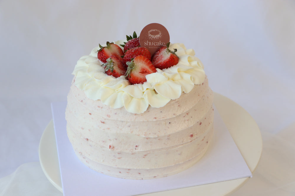 Greek Light Yogurt Cake — Strawberry