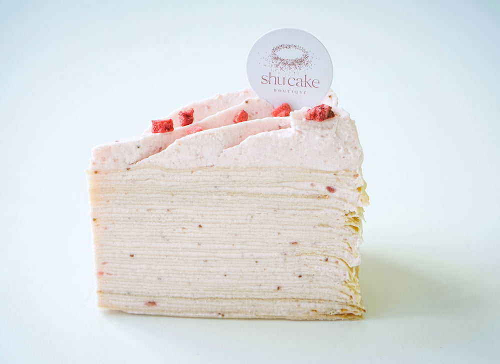 Strawberry Crepe Slice