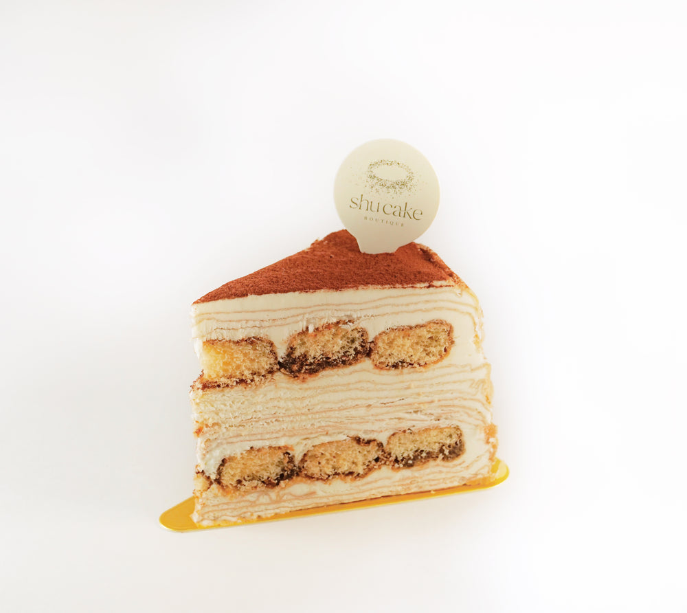 Tiramisu Crepe Slice